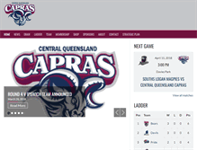 Tablet Screenshot of capras.com.au